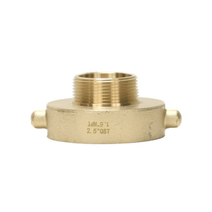 B37-25B10T - Reducer 2.5" Female BAT x 1.0" Male NPT Brass Pin Lug