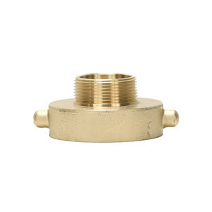 B37-25Q10T - Reducer 2.5" Female QST x 1" Male NPT Brass Pin Lug