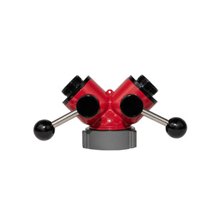 FMBV-25W15S - 2.5" F Swivel WCT Inlet x (2) 1.5" M NPSH Outlet 2 Way Ball Valve