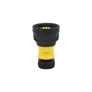FFN75GHT-Y - 3/4" GHT Nozzle with Black Bumper, YELLOW Viz Body