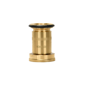 #WDN-100S - 1.0" Brass Fog Nozzle, NPSH with Black Bumper