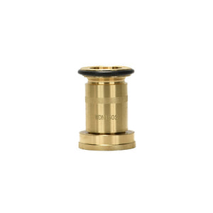 WDN150S - 1.5" Fog Nozzle, NPSH, Brass with Black Bumper